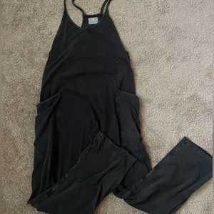 FREE PEOPLE HOT SHOT ONESIE BLACK